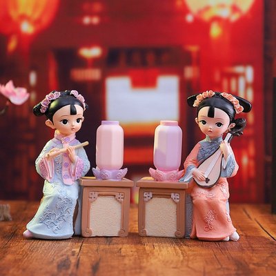 厂家供货古风新款我是格格系列花灯摆件小夜灯装饰品少女心儿童房