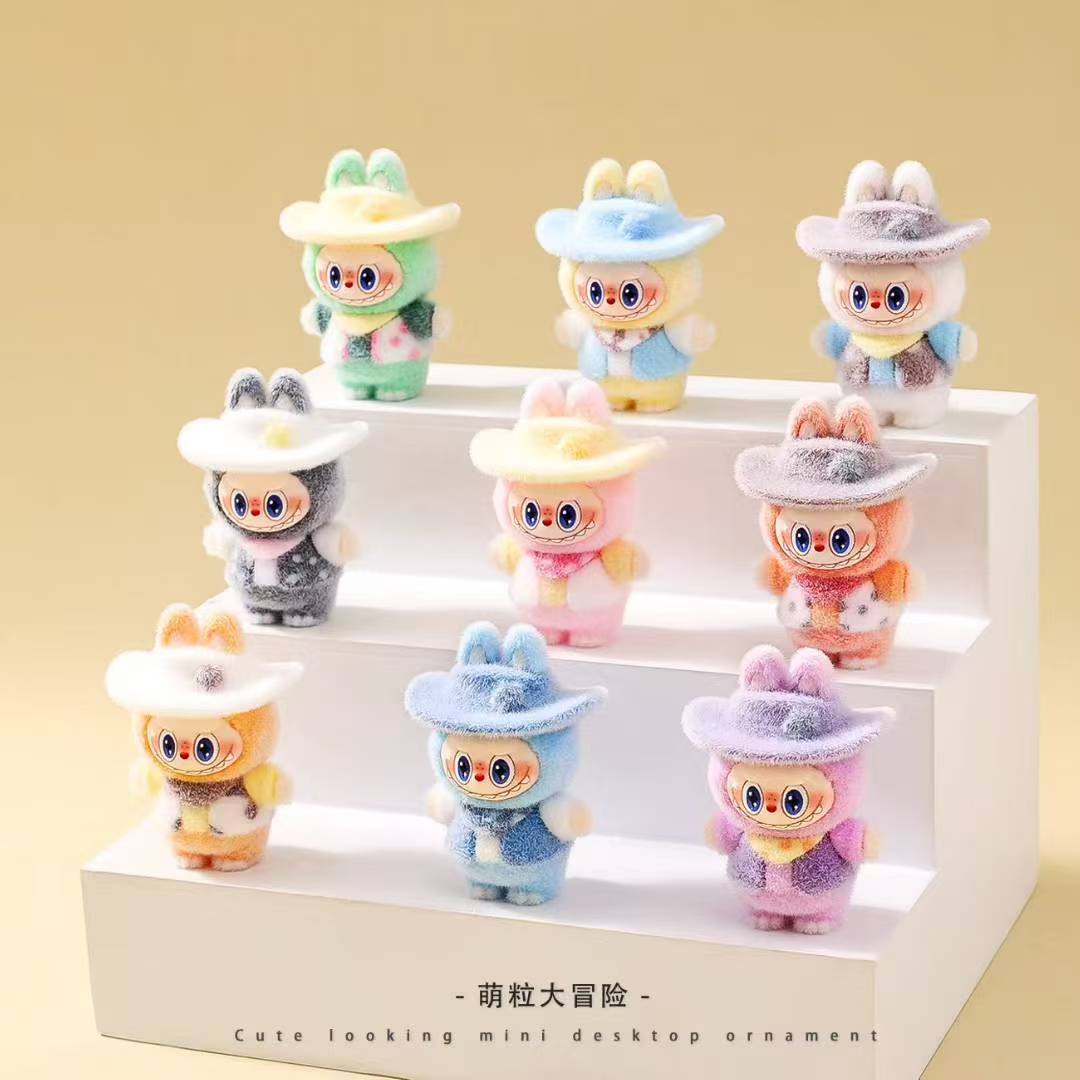 植绒装扮牛仔小兔萌粒diy