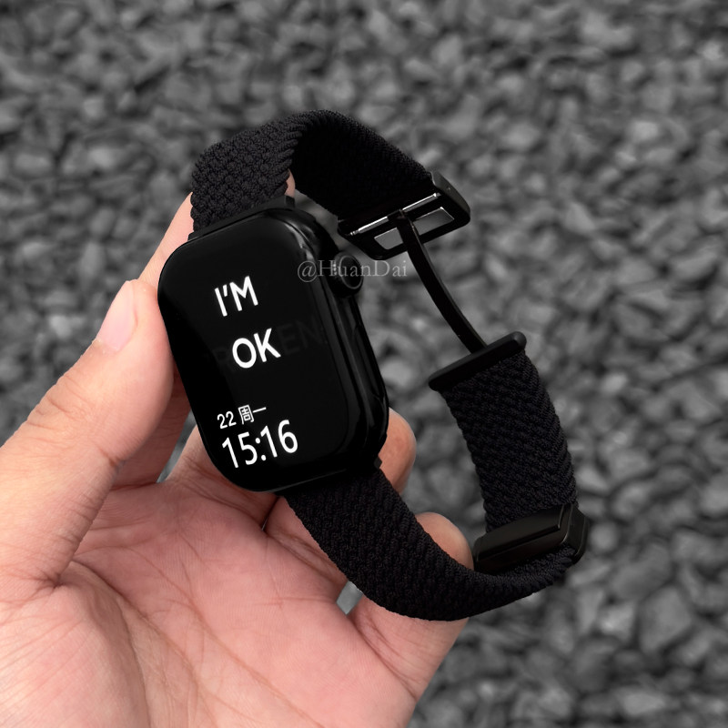 AppleWatch韩系老钱风高级感表带图片