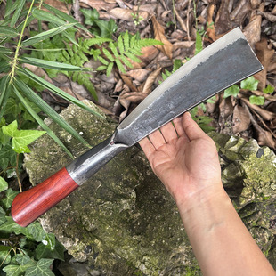 炮弹壳钢户外装备柴刀锻打野外开路山刀砍柴露营生存排障刀