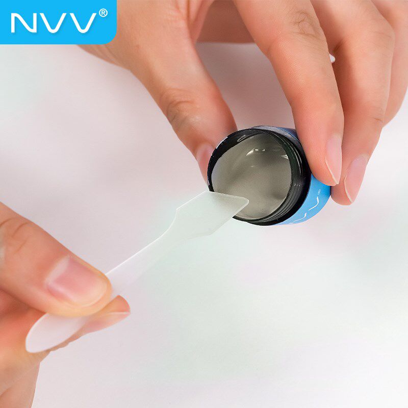 NVV 导热硅脂 cpu散热硅脂导热膏台式机散热硅胶 20g*5罐共100g