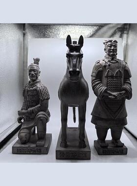 兵马俑仿古摆件工艺品陕西西安旅游纪念品28cm大秦锐士.单俑礼品