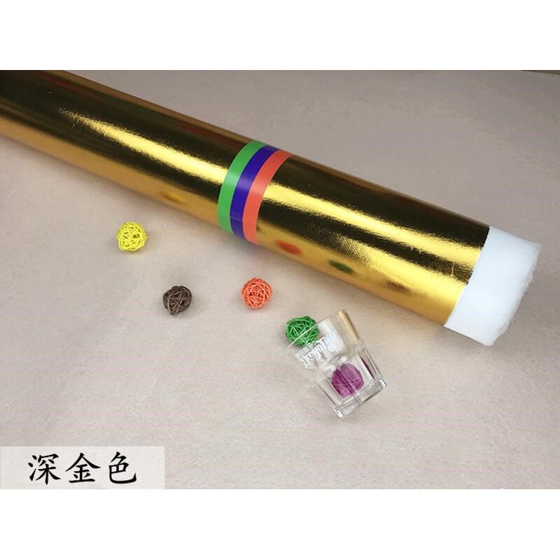 装饰布开业烫金布包柱子褶皱布树包活动吊顶装饰布大红金银色新款