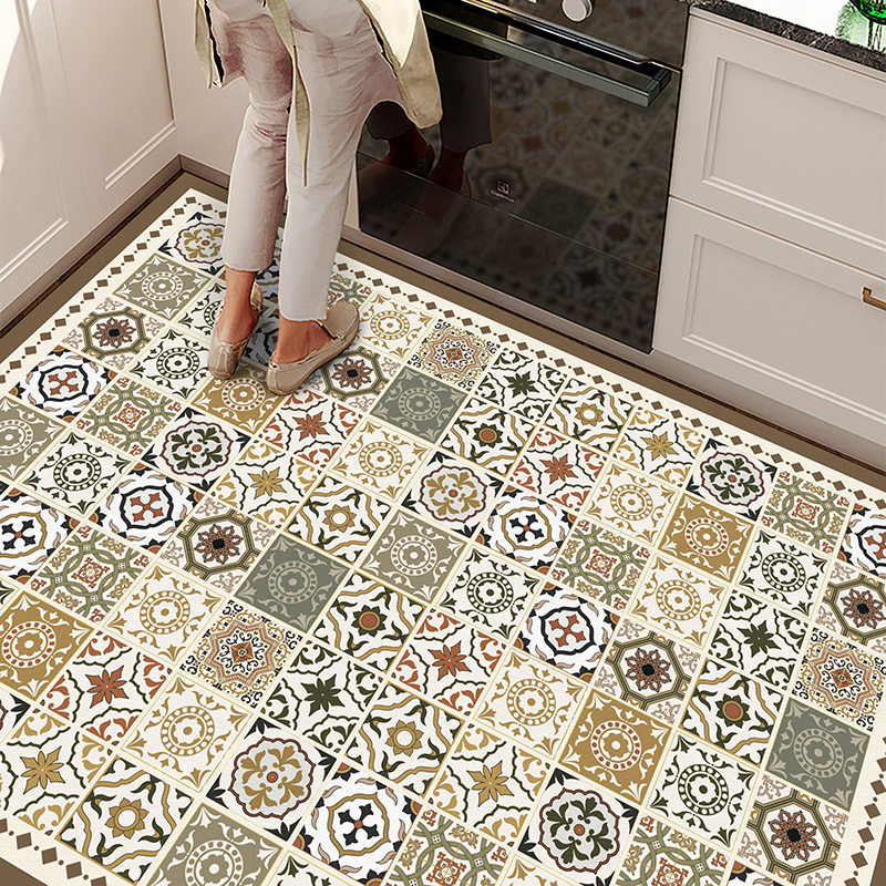 厨房专用地垫皮革防火防水防油防滑免洗可擦耐脏全满铺蹭脚垫地毯,居家布艺,厨房地垫,淘宝优惠券,粉丝福利购,淘宝优惠卷