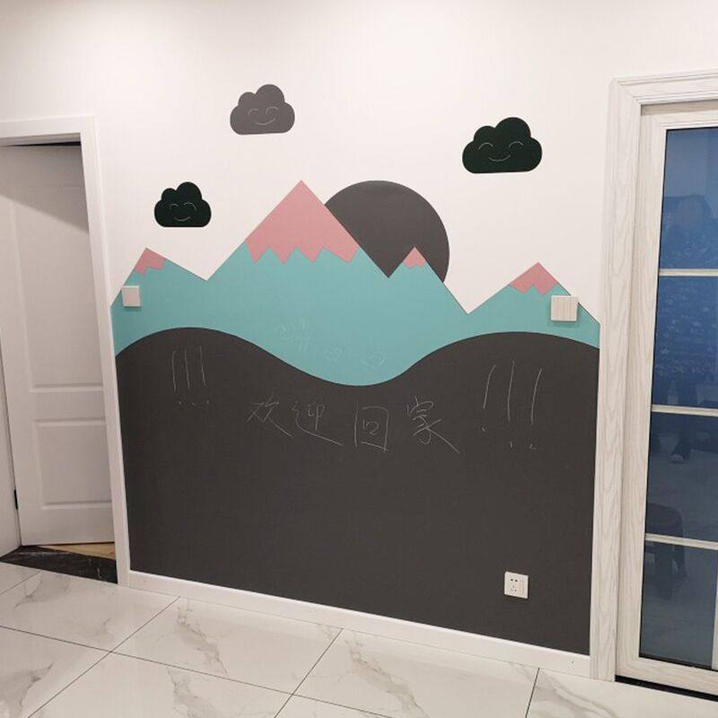 黑板墙贴家用环保磁性墙膜可移除儿童房墙贴墙面装饰白板涂鸦贴纸,家居饰品,软装墙贴,淘宝优惠券,粉丝福利购,淘宝优惠卷