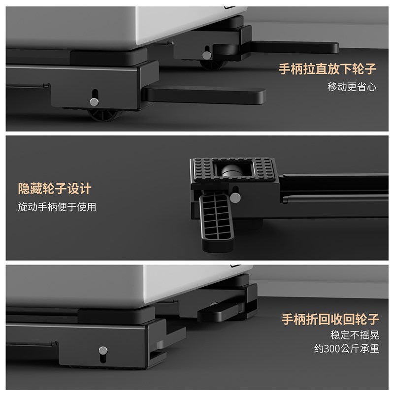 洗衣机底座架子万向轮冰箱置物架通用滚筒滑轮可移动防震垫高支架