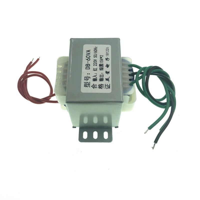 电源变压器 DB-60VA 双15V 2A 220V转15V-0-15V 音箱功放板变压器