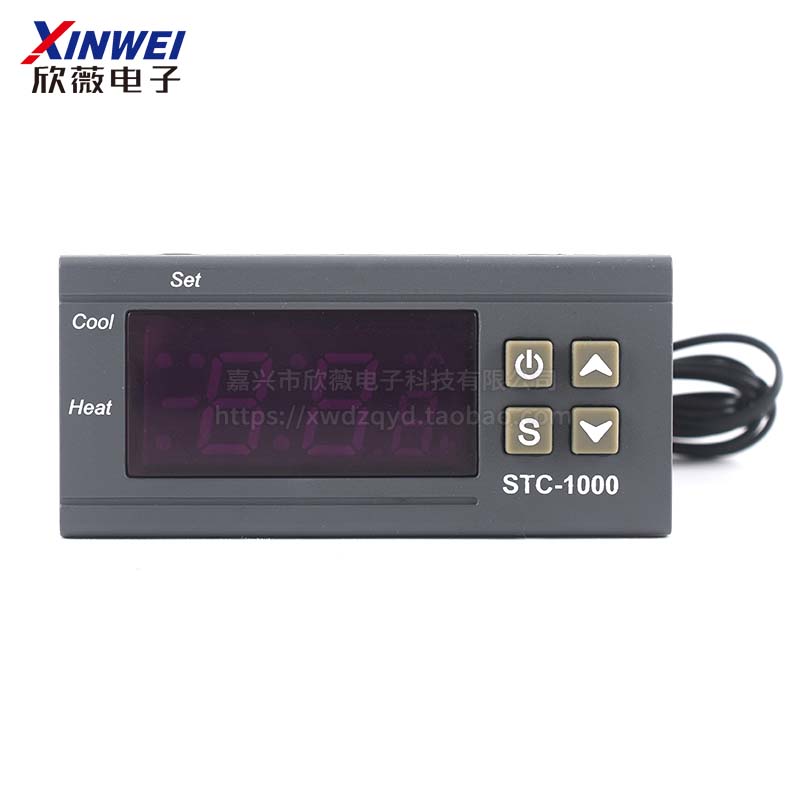 STC1000智能数显温控仪冰箱柜恒温自动温控开关微电脑温度控制器