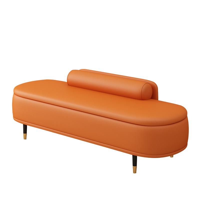 北欧轻奢卧床榻室床尾凳沙发衣帽间服装店长条凳酒店桑拿休闲沙发