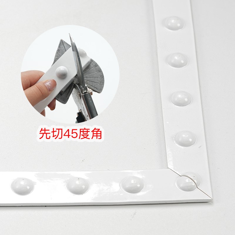 网红自粘圆点腰线装饰线条镜子边框电视背景墙造型天花吊顶收边条