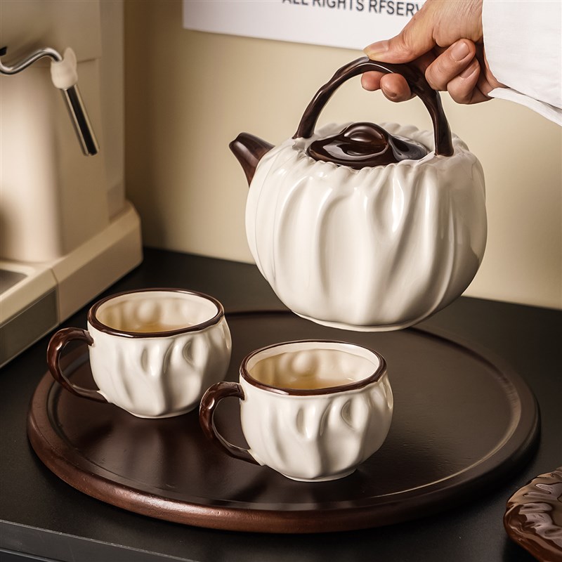 高级感精致陶瓷水具套装客厅家用下午茶杯子套装新婚礼盒送人送礼