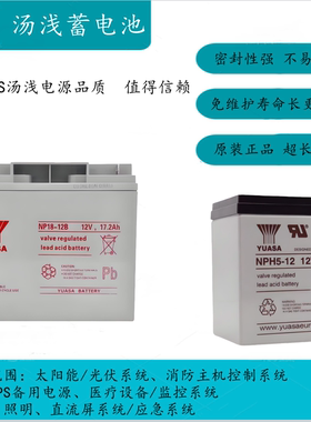 YUASA汤浅蓄电池NPH5-12 NPH16-12T NPH18-12B NPH18-12BFR全型号