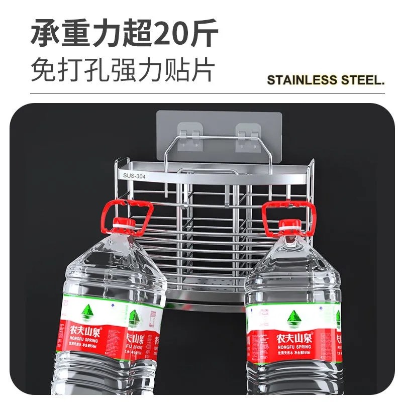 不锈钢筷子筒壁挂式免打孔家用厨房筷笼刀叉餐具沥水收纳盒置物架