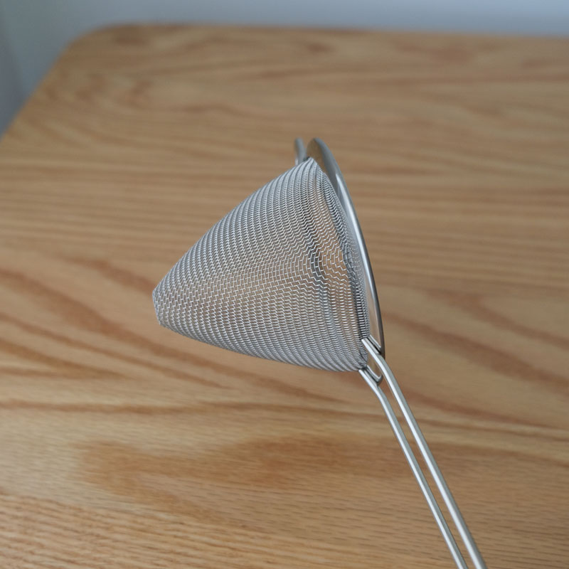 雨花石杂货 不锈钢茶漏沥水网茶滤网奶茶渣漏锥形茶漏豆浆筛漏网