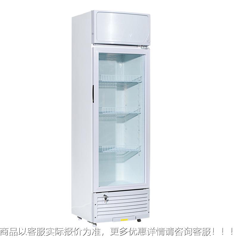 C10S5L单留门饮料冷藏展示柜透锁明玻璃SC105L门熟食冰箱带样柜