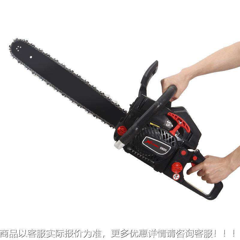 二冲程汽油锯22K率W.大功油ZR-SF580锯58cc切割木头多功伐木锯能