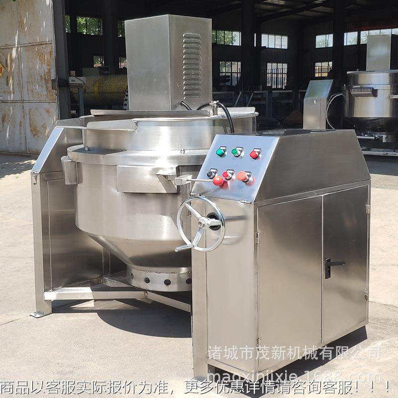 电加热大型煮锅动 型量不锈钢HZY全自搅拌夹层锅商用 大容机全