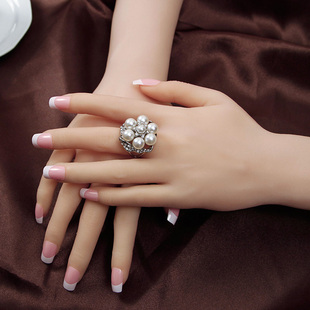 仿真手模戒指手表拍摄道具手模特软体硅胶真人模型假手美甲展示架