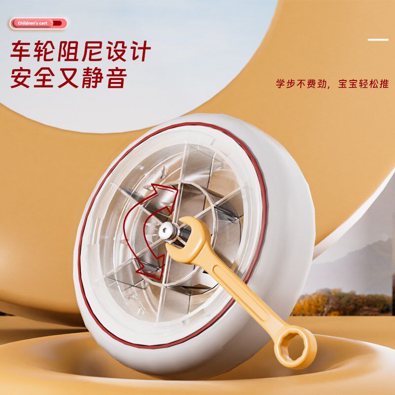 婴儿学步车多功能助步车1-5岁儿童手推车宝宝玩具小推车周岁礼物