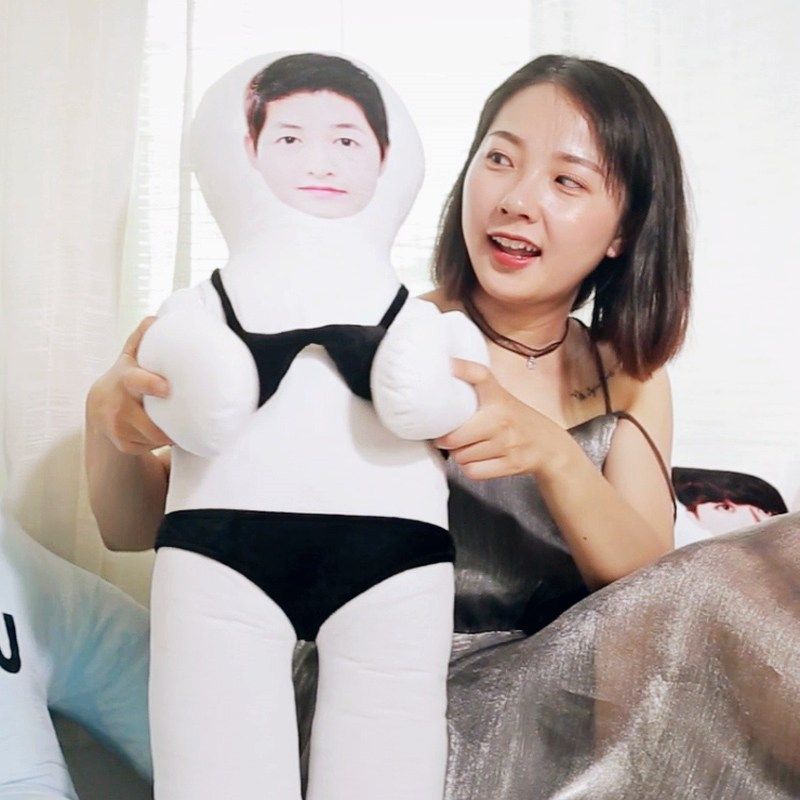 王俊凯人形抱枕人形抱枕定制等身男朋友抱枕订制做diy照片送女友