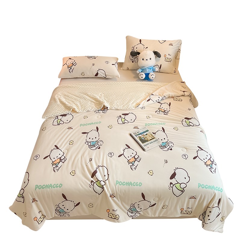 A类母婴级儿童豆豆夏凉被夏季大豆纤维宝宝空调被春秋薄被子夏被