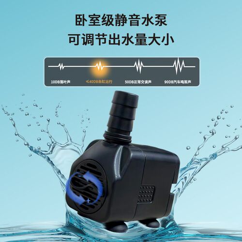 客厅小型家用超白玻璃鱼缸新款干湿分离自循环静音过滤生态水族箱