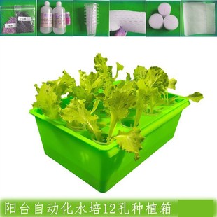无土栽培蔬菜设备家庭阳台水培种菜机室内自动水耕种植箱塑料花盆