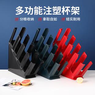 一次性纸杯架取杯器咖啡奶茶店奶茶杯子放置物架吧台收纳层架子商