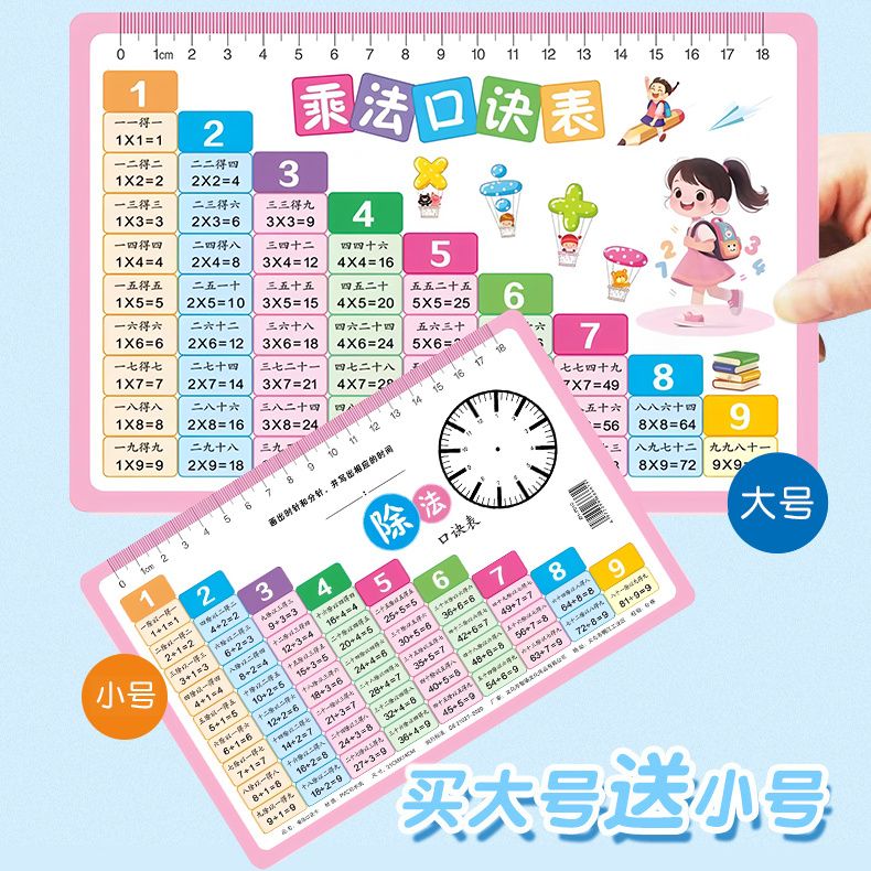 小学生九九乘法口诀表背诵神器