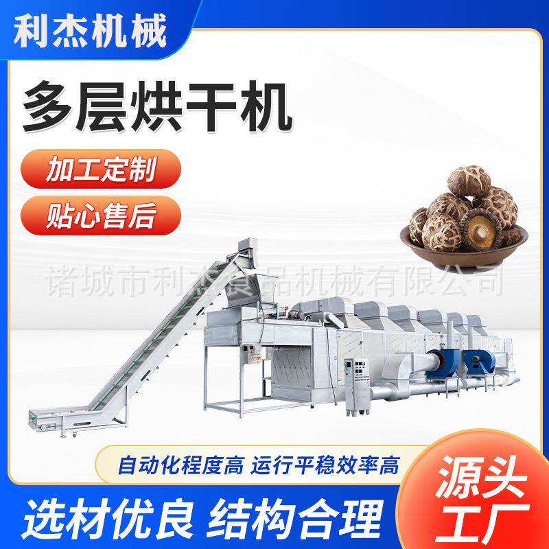 陈皮带式干燥机 网带式多层脱水蔬菜干燥机设备 白芷多层烘干机