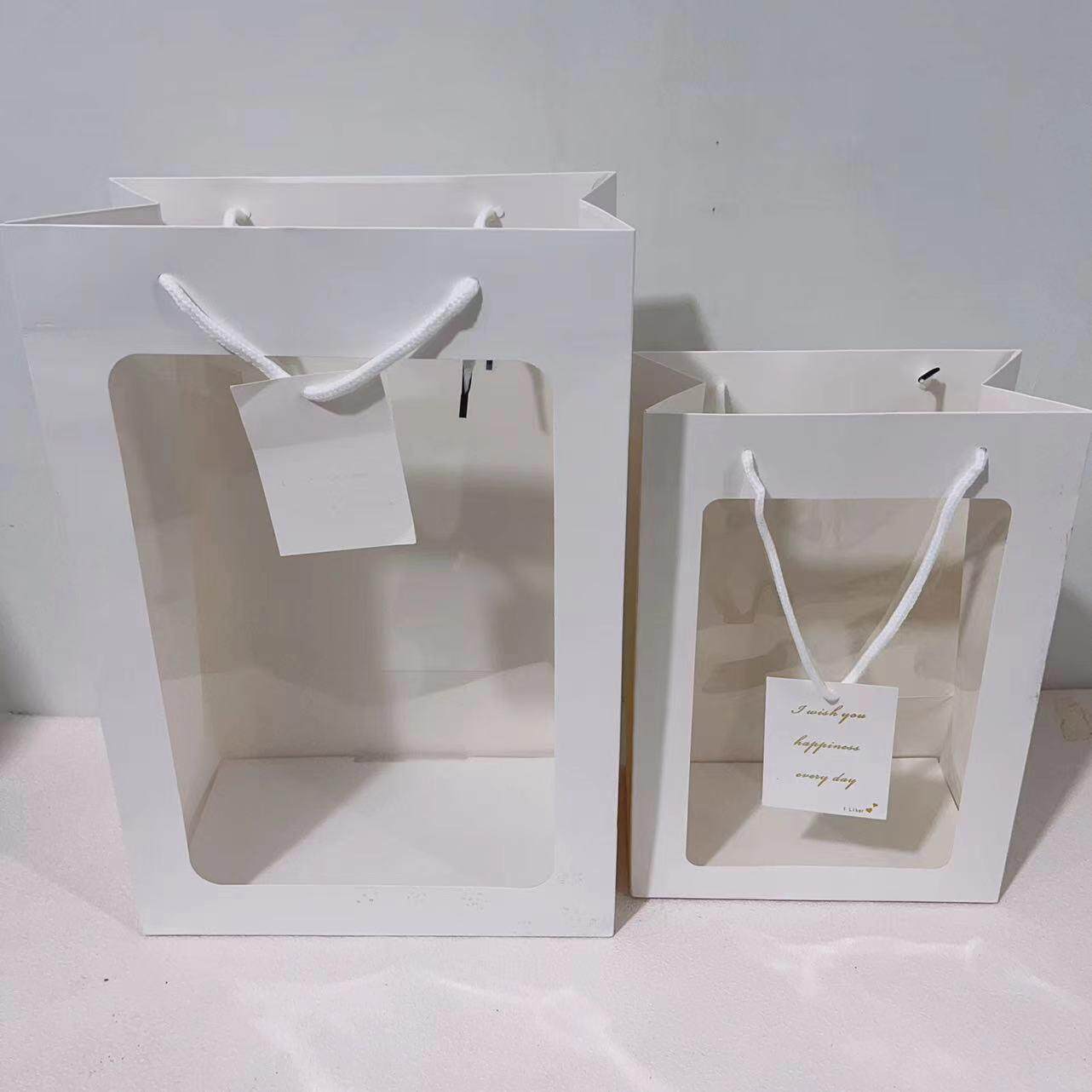 铃兰相框礼品袋新款特大号手提袋礼品包装袋纸袋货