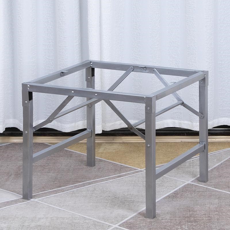 正方形可折叠桌架家用桌腿桌子支架 餐台R脚桌子腿 铁架子