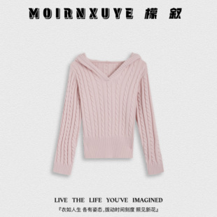 时尚 沉香 檬叙MOIRNXUYE 百搭休闲毛衣 甜甜专享