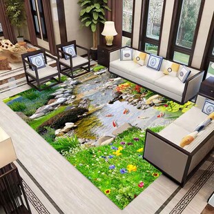 酒店宾馆地毯入户门地垫进门视觉3D立体地毯客厅阳台家用卧室
