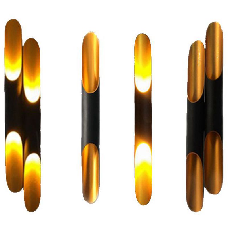 後现代简约长条壁灯楼梯过道单头双头斜口客厅背景墙装饰极简灯具