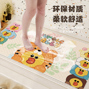 浴室防滑地垫家用儿童洗澡淋浴房防摔垫子厕所化妆室防水吸盘脚垫