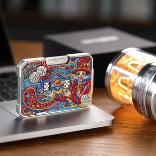 全金属骰子EDC玩具卡牌游戏指尖陀螺手压式 解压神器玩具 创意个性