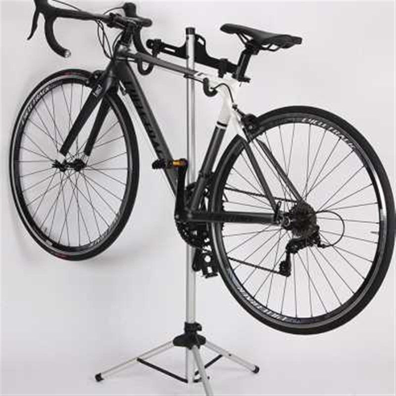 自行车停b车架山地公路自伸缩式单车挂架展示架三角立式可调维修