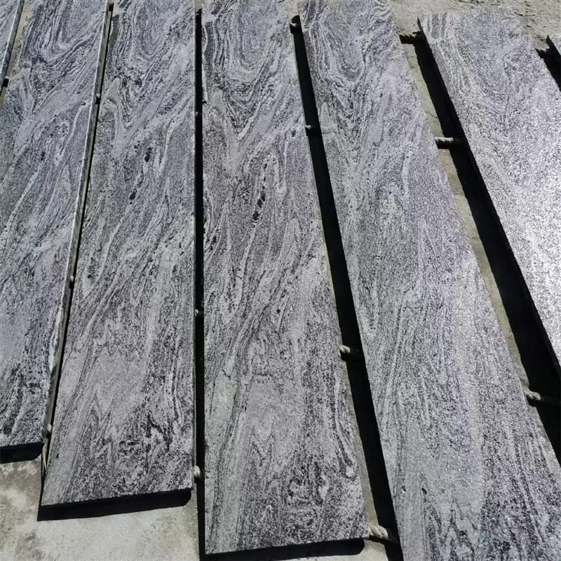 花岗岩幻彩麻石材庭院地铺石 浪淘沙石材外墙干挂板 雪浪石造景