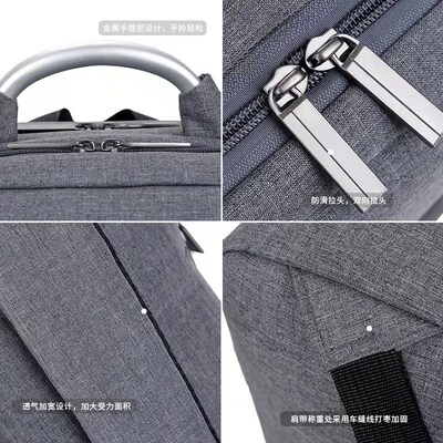 双肩包定制logo学生大容量笔记本电脑包手提书包出差便携包行李包