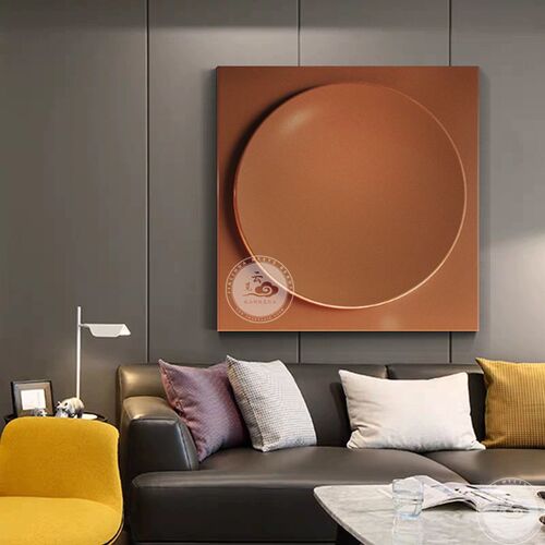 现代简约客厅沙发背景墙r挂画立体浮雕玄关装饰画样板间酒店装置