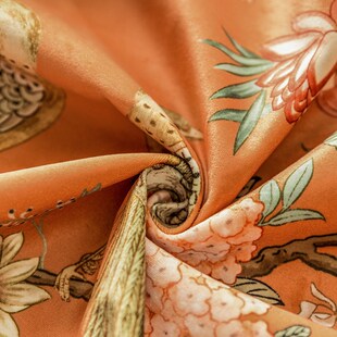 山绣球新中式高级感卧室隔断厨房冬季保暖防风门帘柜子遮挡帘加厚