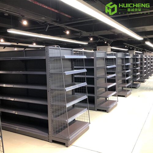 便利店超市货架展示架零食架饮料架小卖K部百货架商店单双面置物