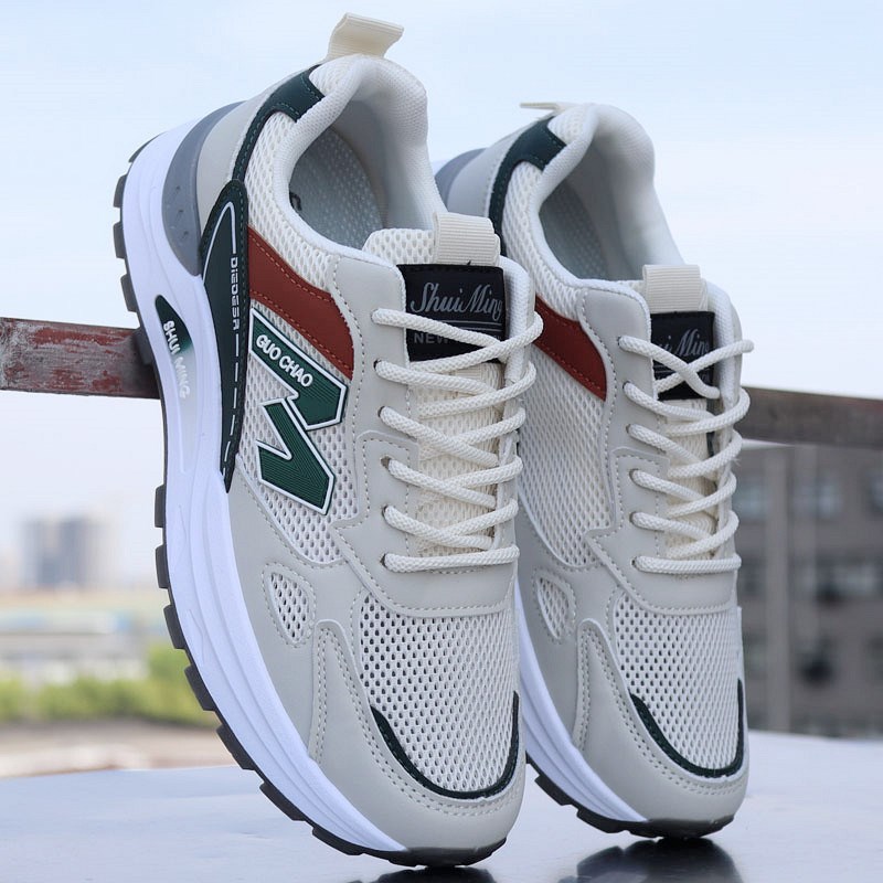 男鞋夏季镂空透气洞洞网鞋男士运动休闲鞋软底防滑跑步鞋老爹凉鞋