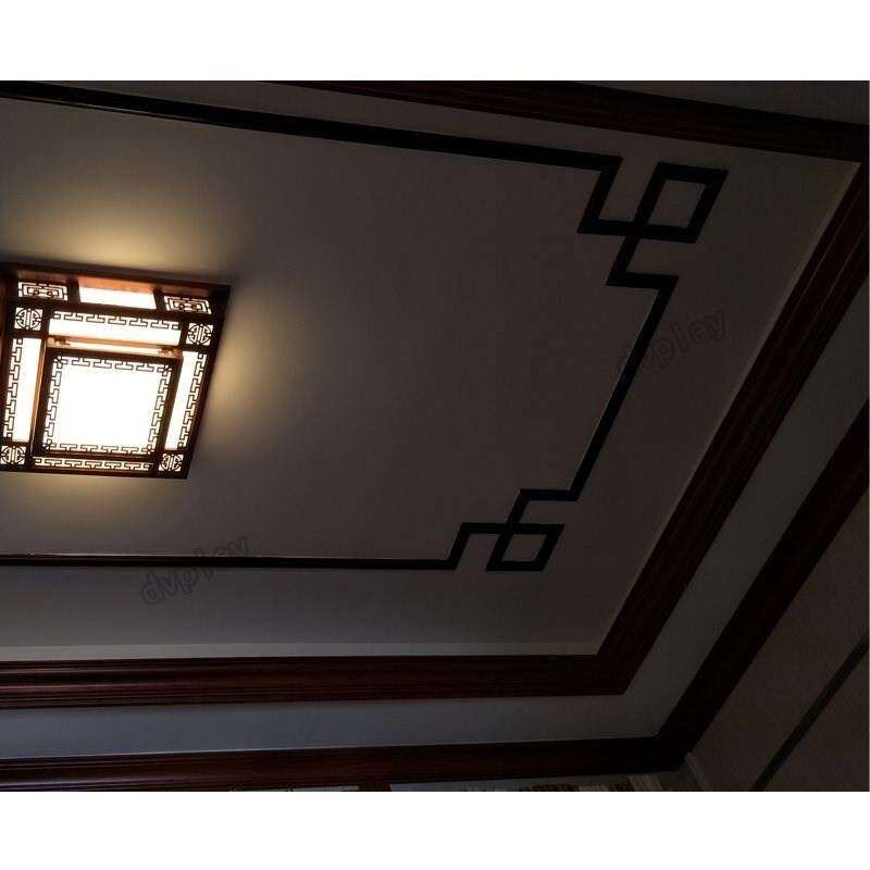 优选美式阴角线吊顶角线灯带线线条中式装饰实木天花顶线91330