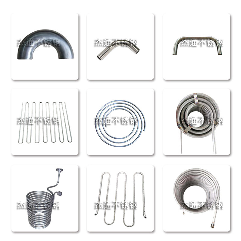 304不锈钢盘管加工螺旋管冷却管 316U型弯管圆环 紫铜管订制