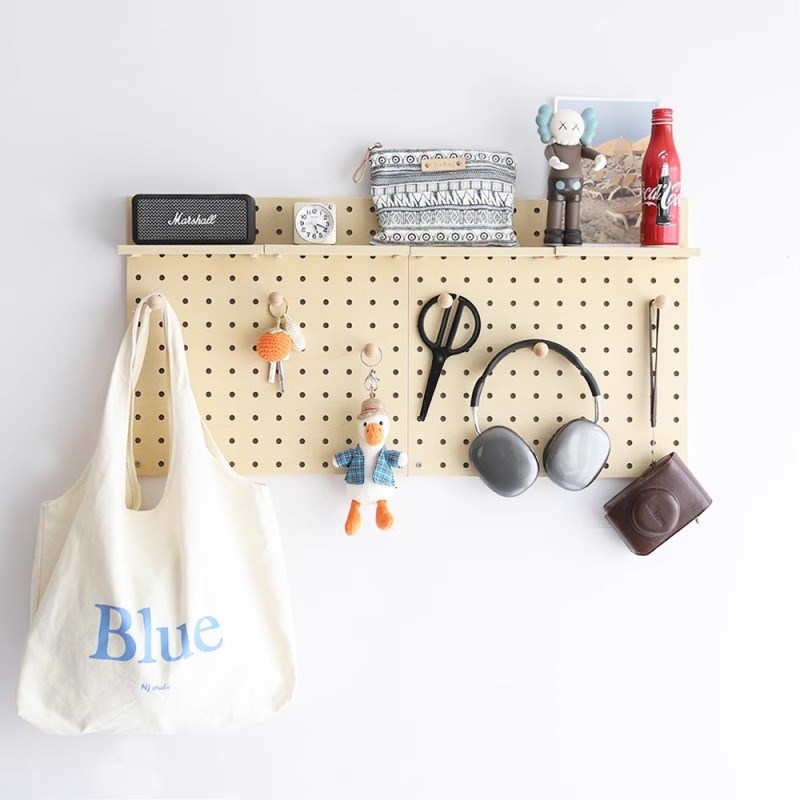 【塞尚】软木板照片墙洞洞板组合背景板挂墙装饰收纳架壁挂公告栏