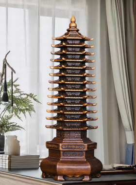 文昌塔摆件13层塔工艺品书房书桌办公室装饰品送学生教师节礼物