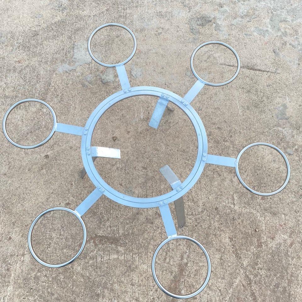 柴火锅架旋转实用型锅圈农村老式转盘烧火圈多功能户外炉子架