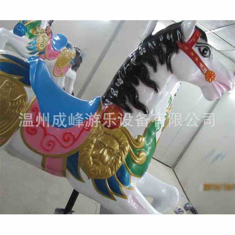 儿童游乐园旋转木马室内外豪华转马设备公园大型转马设备生产